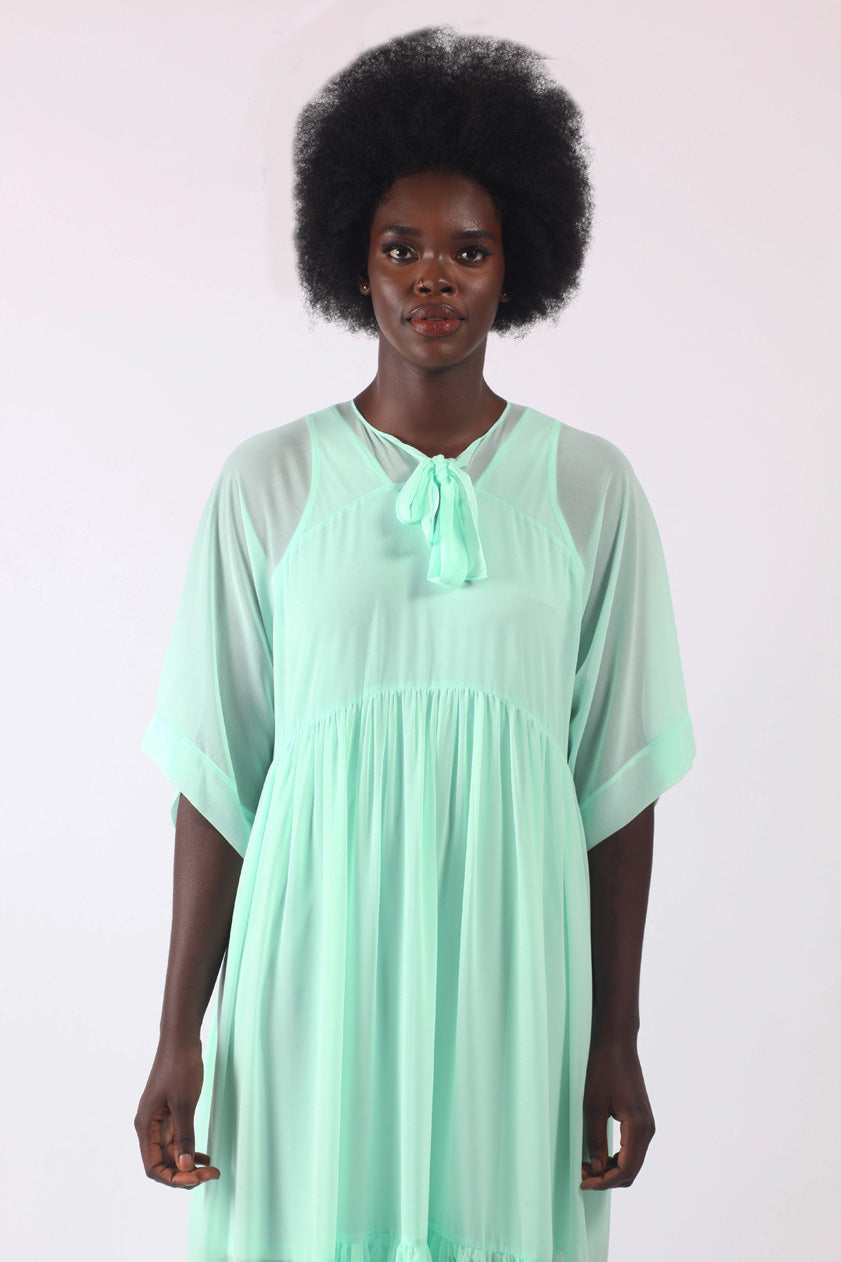 Shollyjaay maxi dress in mint colour