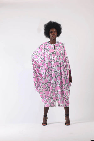 shollyjaay kimono gown in pink