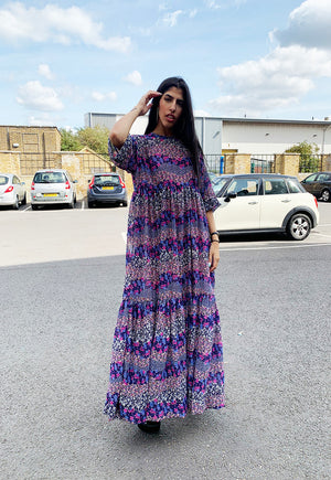 Shollyjaay floral print maxi gown